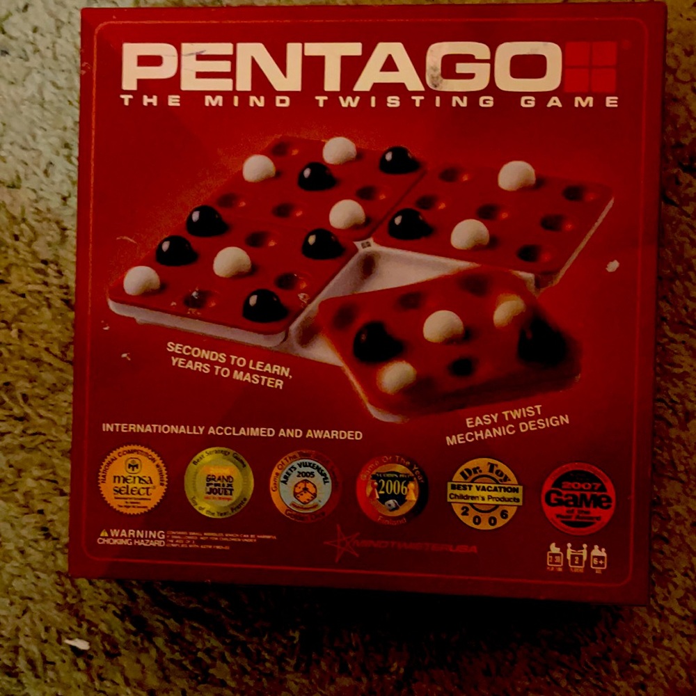 Pentago the mind twisting game